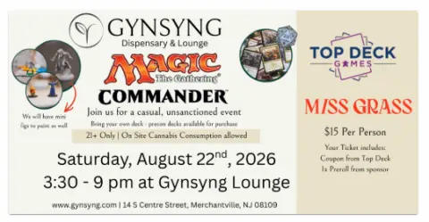 Magic The Gathering Event & Miniature Figures Night With Glass Meadows